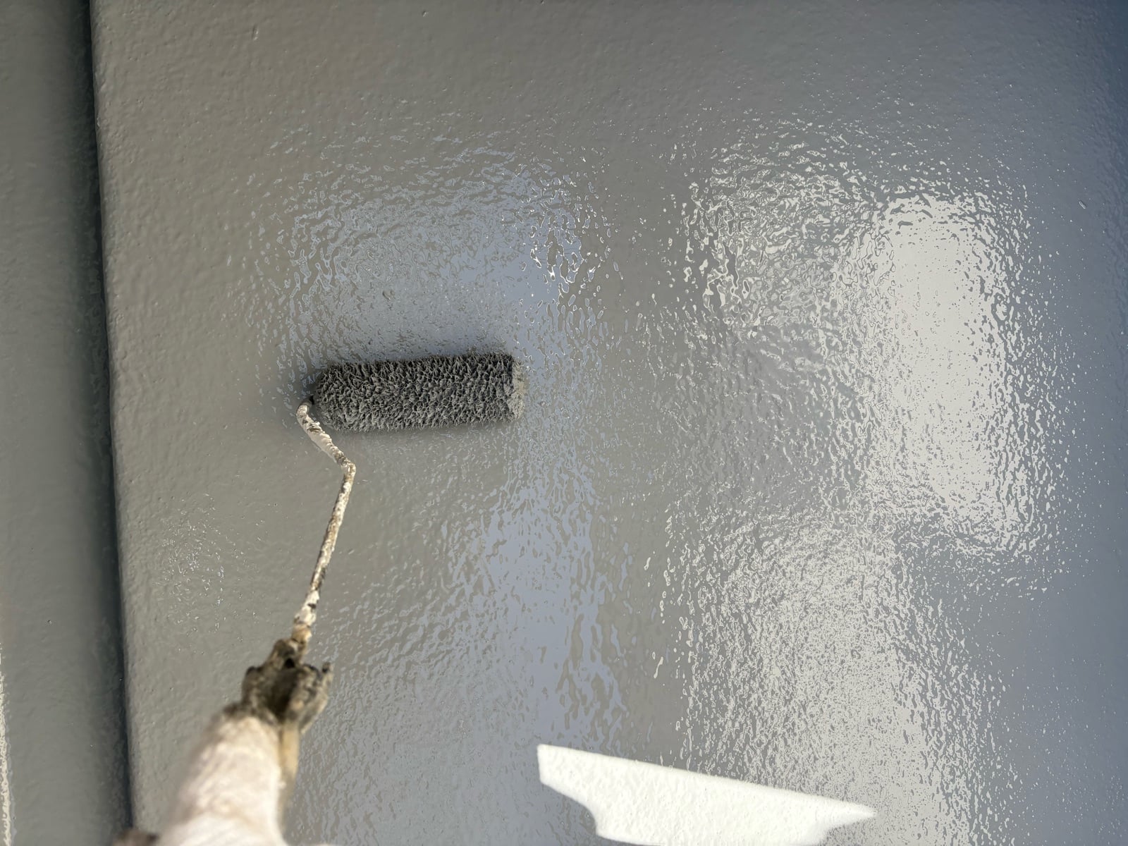 ベランダ床　保護塗装