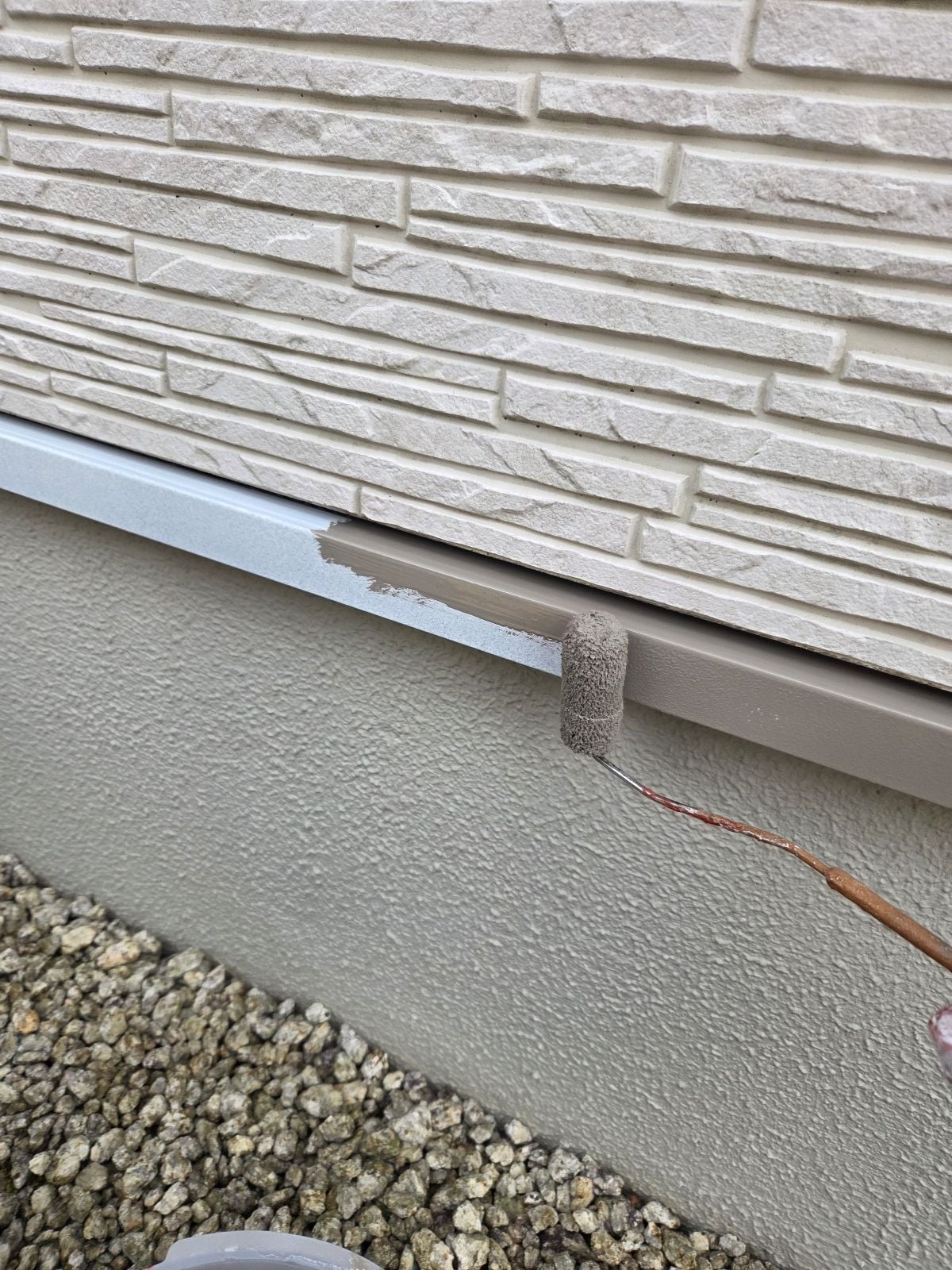 土台水切り塗装