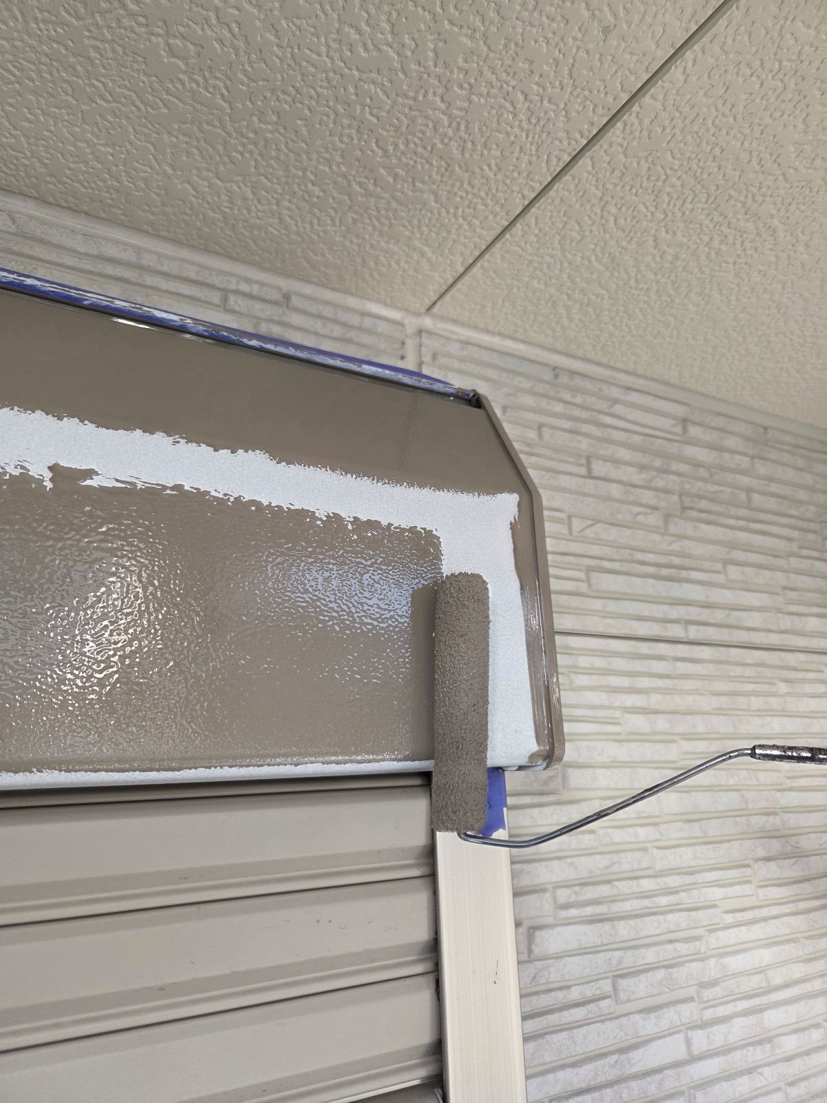 シャッターボックス塗装