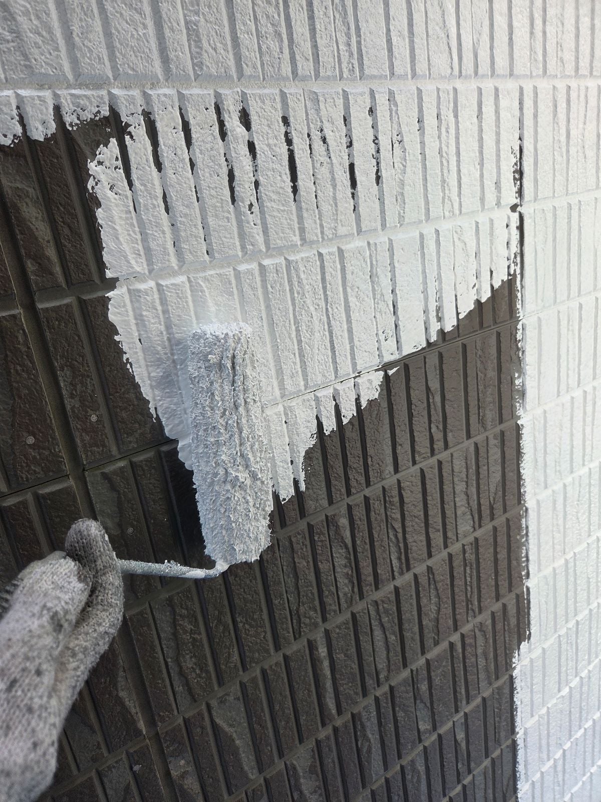 外壁(アクセント)下塗り